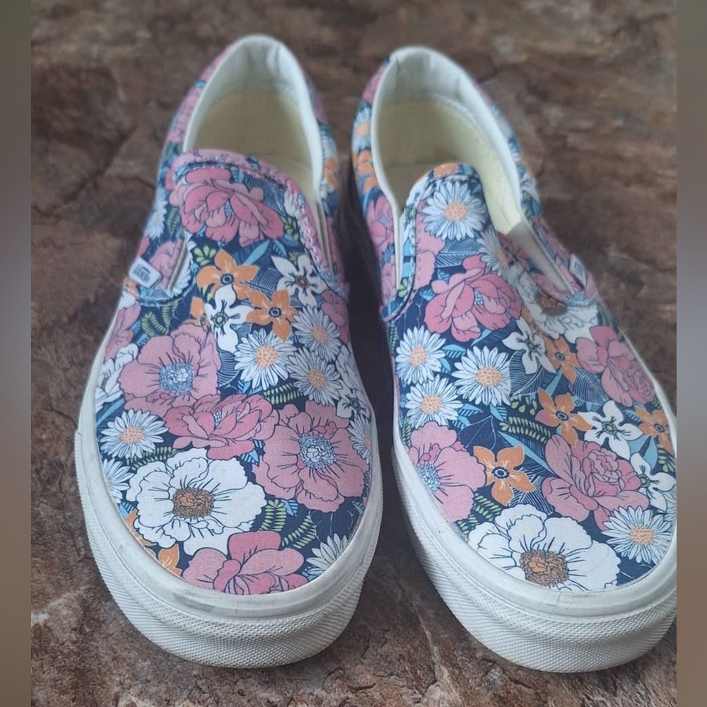 Vans floral Slip-On Sneakers